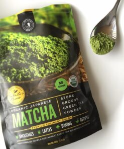 Jade Leaf Matcha Organic Ceremonial Grade Green Tea Powder - Barista Edition For Cafe Quality Tea & Lattes - Authentic Japanese Origin (3.53 Ounce Pouch) Ceremonial Barista (Tin) 3.53 Ounce (Pack of 1) 47 71aCRqyH6CL