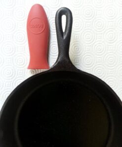 Lodge Silicone Hot Handle Holder - Red Heat Protecting Silicone Handle Cast Iron Skillets with Keyhole Handle 39 71aD1PvfLKL 1