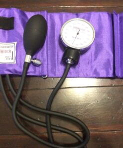Santamedical Adult Deluxe Aneroid Sphygmomanometer with Stethoscope, Cuff and Carrying case Purple 51 71aDZKCspCL