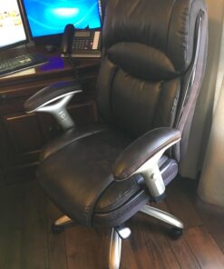 Serta Smart Layers Jennings Super Task Big and Tall Chair, Black/Slate 5 71aE5oVwySL
