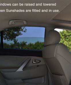 TFY Universal Car Side Window Sun Shade - Protects Your Kids from Sun Burn - Double Layer Design - Maximum Protection - Fit Most of Vehicle - 2 Pieces (Regular Contoured Window) Regular Contoured Window 27 71aECVYmZWL