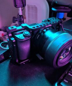 SmallRig Camera Cage only for Sony A6000 A6300 ILCE-6000 ILCE-6300 NEX7, A6000 Cage with 1/4" 3/8" Mounting Points and Built-in Cold Shoe - 1661 67 71aEJj6eyVL