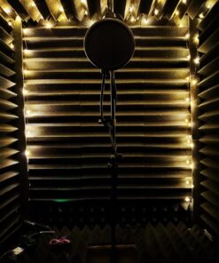 Professional Acoustic Foam Panels - Wedge Style 12x12x2” Tiles - 4 Pack - Studio Foam for Sound Dampening - Soundproofing Foam for Walls and Ceilings (Charcoal Color) Charcoal 47 71aFZaVzsoL