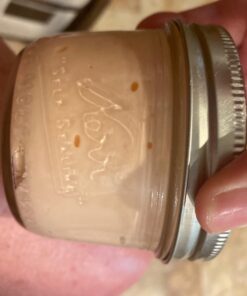 Kerr Wide Mouth Half-Pint Glass Mason Jars 8-Ounces with Lids and Bands 12-Count per Case (1-Case) 39 71aFbPFNQ1L