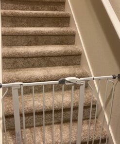 Regalo Easy Step 38.5-Inch Wide Walk Thru Baby Gate, Includes 6-Inch Extension Kit, Pressure Mount Kit, Wall Cups 38.5" Wide 33 71aFc6l26tL