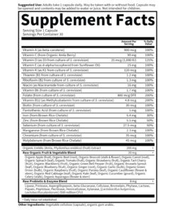 Garden of Life Multivitamin for Women, Vitamin Code Raw One for Women, Once Daily, Whole Food Iron, Probiotics for Womens Health, Gluten Free Vegetarian, 30 Count 30 Count (Pack of 1) 15 71aGTwIRkdL