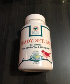 Ready Bird Women's Fertility Vitamins, Conception Supplement & Prenatal Multivitamin for Women, Methylfolate (Folic Acid), Whole Food Herbal Blend, Vegan, Includes Bonus Tips to Get Pregnant, 30 Ct 30 Count (Pack of 1) 39 71aH0hI6ABL 1