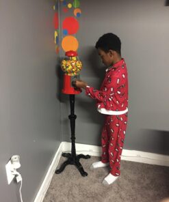 6260 Great Northern 15" Vintage Candy Gumball Machine & Bank with Stand - Everyone Loves Gumballs! Red 52 71aHbbyvqgL