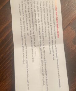 TOPGRILLZ Gold Grills for Your Teeth 18K Gold Plated Hip Hop Custom Fit Polished Teeth Grillz for Men and Women with 4 Silicon Molding Bars Rapper Costume Gold 6 Fangs 31 71aIDoZ8eTL