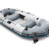 INTEX 68376EP Mariner 4 Inflatable Boat Set: Includes Deluxe 54in Aluminum Oars and High-Output-Pump – SuperTough PVC – Inflatable Thwart Seats – 4-Person – 1100lb Weight Capacity 8 71aIqR277 L