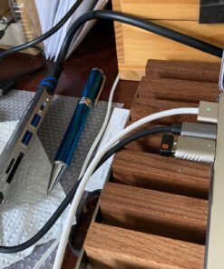 Hiearcool USB C Hub, USB C Multi-port Adapter for MacBook Pro, 7 in 1 USB C to HDMI Hub Dongle Compatible for USB C Laptops and Other Type C Devices (4K HDMI USB3.0 SD/TF Card Reader 100W PD) Space grey 41 71aJ2Yr3L4L