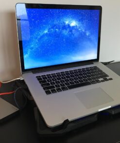 Tree New Bee High Performance Gaming Laptop Cooling Pad for 15.6-17-Inch Laptops with (4 Fans) Four 120mm Fans at 1200 RPM, Black (TNB-K0025) K25 with 4 Fans 65 71aJckd 5L