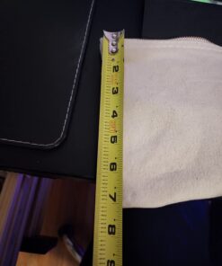 Klein Tools 5139 Zipper Bag, Canvas Tool Pouch to 12.5 x 7 x 0.7 -Inch with Heavy Duty Brass Zipper Close, Natural 22 71aJpAW2fJL