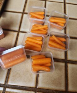 Greenco Mini Containers with Lids 20 Pack, 2 oz Containers with Lids - Small Plastic Storage Condiment Containers with Lids - Baby Food Containers, Snacks, Sauces, Candy - Freezer & Dishwasher Safe Square 40 71aKI fxEeL