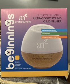 artnaturals Essential Oil Diffuser & Baby White Noise Sound Machine w/Night Light - 6 Natural Relaxing & Soothing Sounds - Sleep Therapy for Babies, Kids & Adults - Aromatherapy Humidifier for Bedroom 28 71aKKMaJCqL 2