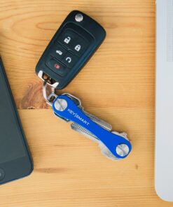 KeySmart Classic - Compact Key Holder and Keychain Organizer (up to 14 Keys, Blue) 30 71aKblSErXL