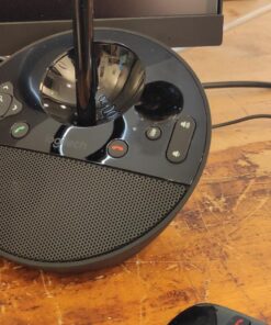 Logitech BCC950 Desktop Video Conferencing Solution, Full HD 1080p B23 Video Calling, Hi-Definition Webcam, Speakerphone with Noise-Reducing Mic, For Skype, WebEx, Zoom PC/Mac/Laptop/Macbook - Black Standard Packaging 27 71aKcOLhfVL