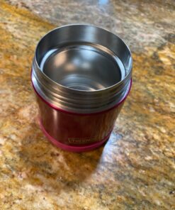 THERMOS FUNTAINER 10 Ounce Stainless Steel Vacuum Insulated Kids Food Jar, Pink 42 71aKcUhDH7L