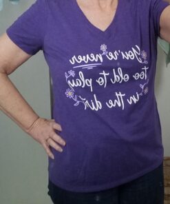 Women's Nature and Animal T-Shirts, Funny Spiritual Humor Joke Tee Shirt Tops Play in Dirt Large 13 71aKl2fczJL