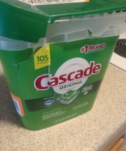 Cascade Original Dishwasher Pods, Actionpacs Dishwasher Detergent Tablets, Fresh Scent, 105 Count (Packaging May Vary) 105 Count (Pack of 1) 20 71aLtmYK4xL