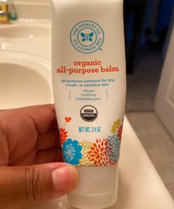 The Honest Company Organic All Purpose Balm | Gentle for Baby | Soothes + Moisturizes | Plant-Based + Hypoallergenic | 3.4 oz All Purpose Balm, 3.4 oz 36 71aM7wL4TZL