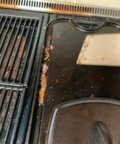 Lodge LPGI3 Cast Iron Reversible Grill/Griddle, 20-inch x 10.44-inch, Black 20 Inch Double Burner 72 71aMIm OQL