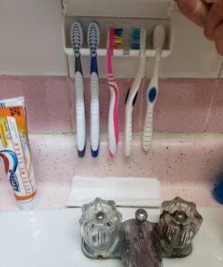 Eslite Toothbrush Holder with Cover (Ivory White) 48 71aMRNAjsL