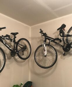 Ibera Bike Wall mount - Horizontal Indoor Bike Rack for 1 Bicycle I Bike rack garage - Keep you Bike Safe & Secure and save Space with Bike hangers for garage, bike hooks for garage wall, bike hanger Bike Hanger - 1 Pack 48 71aMWBsr95L