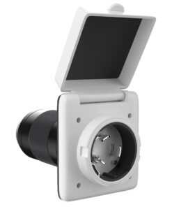 50 AMP RV Trailer Marine Power Cord Power Inlet - Female Twist locking Connector - Weatherproof Boot Kit 19 71aMz54wm8L