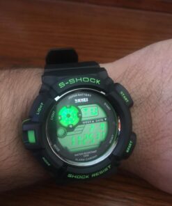 FANMIS Mens Military Multifunction Digital LED Watch Electronic Waterproof Alarm Quartz Sports Watch Green 31 71aO1i7QhEL