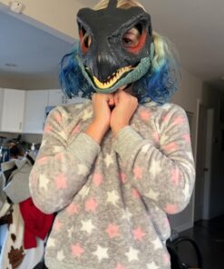 Mattel Jurassic World Dominion Therizinosaurus Dinosaur Mask with Opening Jaw, Costume and Role-Play Slasher Dino Mask 32 71aOPUGmVdL 1