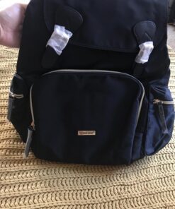 Baby Diaper Bag Backpack with Stroller Hooks, Pipi bear Multi-function Stylish Travel Diaper Back Pack for Mom and Dad, Baby Changing Bag, Maternity Nappy Bag for Boys and Girls, Large Capacity, Black 91 71aOXJ974uL