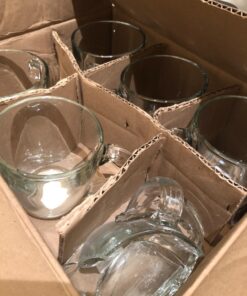 Libbey 15-1/2-Ounce Tapered Mug, Box of 6, Clear 18 71aOxxJ76 L