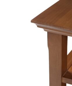 SIMPLIHOME Bedford SOLID WOOD Universal TV Media Stand, 53.9 inch Wide, Living Room Entertainment Center, Storage Cabinet with Glass Doors, for Flat Screen TVs up to 60 inches in Dark Tobacco Brown Honey Brown 15 71aPgvcDdiL