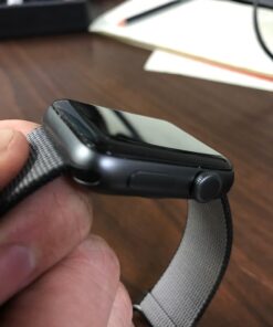 Armor Suit Apple Watch 42mm (Series 2/3 Compatible) Screen Protector (2 Pack) Full Coverage MilitaryShield Screen Protector For Apple Watch 42mm (Series 2/3 Compatible) -HD Clear Anti-Bubble 83 71aQR7X3oWL