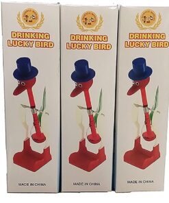 TheGag 3 Pack of Magic Drinking Birds-Perpetual Motion Science Original Novelty 14 71aQW7YeDvL