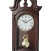 Pendulum Wall Clock Battery Operated - Hanging Grandfather Wall Clock with Pendulum - Quiet, Wood Pendulum Clock - Wooden Pendulum Wall Clock for Living Room Decor, Office & Home Décor Gift 23.5x9 Dark Wood 55 71aQmYx 4rL 2