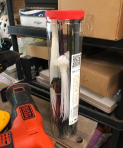 Cable Matters Assorted Zip Ties - 200-Pack 6, 8, 12-Inch Nylon Cable Ties for Indoor & Outdoor Use - Self-Locking Wire Ties in Black & White 32 71aSWhm4lL 2