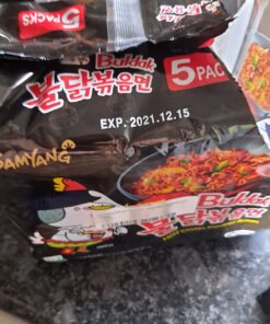 Samyang Ramen/ Spicy Chicken Roasted Noodles, 4.93 Ounce (Pack of 5) 4.93 Ounce (Pack of 5) 24 71aTv0c12NL