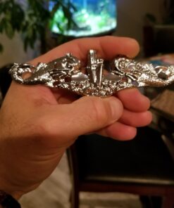 Submarine Warfare Silver Metal Auto Emblem 24 71aURWsztDL