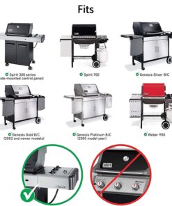 Hongso 7536 Flavorizer Bars 22.5 Inch Replacement for Weber Spirit 300 Series (With Side-Mounted Control Panel) Genesis Silver Gold Platinum B C, Spirit 700 Weber 900, Porcelain Steel Flavor Bars 7537 12 71aUW7RBNaL