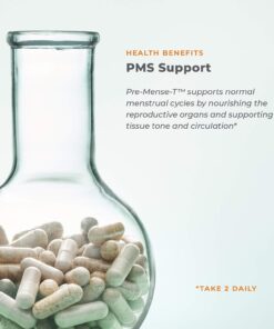 PreMense-T - Proactive PMS Relief Supplement - Support for Hormonal Imbalance, Bloating, Cramping & Breast Tenderness - Ginger, Crampbark, Dong Quai, Chasteberry & Vitamin B6-60 Capsules 16 71aVI7akbYL
