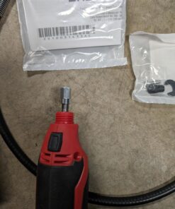 Dremel Flex Shaft Rotary Tool Attachment with Comfort Grip and 36” Long Cable - Engraver, Polisher, and Mini Sander- Ideal for Detail Metal Engraving, Wood Carving, and Jewelry Polishing ,225-02, Grey Shaft attachment 43 71aVTd2CBxL