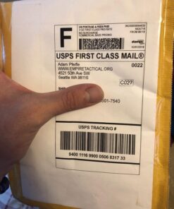 2x1 Thin Blue Line 3M Reflective License Plate Police Decal - American Made 5 71aVi3opp1L