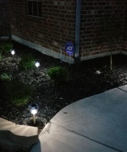 Signature Garden Premium Stainless Solar Garden Lights - Super-Bright 15 Lumens - Perfect Neutral Design; Makes Garden Pathways & Beds Look Great - Easy NO-Wire Installation; Water-Resistant Stainless Steel Silver 6-pack 37 71aWYt2UDzL 1