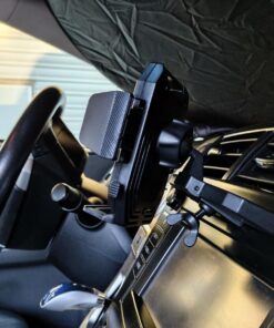 APPS2Car Sturdy CD Slot Phone Mount with One Hand Operation Design, Hands-Free Car Phone Holder Universally Compatible with All iPhone & Android Cell Phones, for Smartphone Mobile Black 31 71aWZdve PL