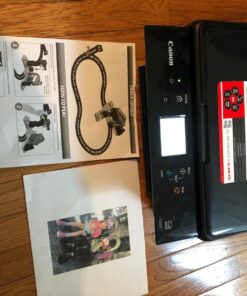 Canon PIXMA TS6220 Wireless All In One Photo Printer with Copier, Scanner and Mobile Printing, Black, Works with Alexa 46 71aWcBZbKUL