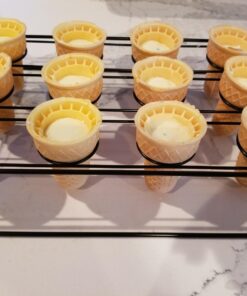 Nifty Ice Cream Cone Cupcake Baking Rack – Holds up to 12 Medium & Large Cupcake Cones, Non-Stick, Dishwasher Safe, Use for Baking, Cooling & Serving Treats 52 71aWvZNov5L 2