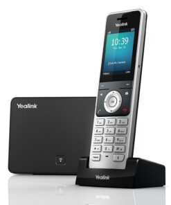 Yealink YEA-W56P Business HD IP Dect Cordless Voip Phone and Device,Silver 5 71aWx7xLIaL