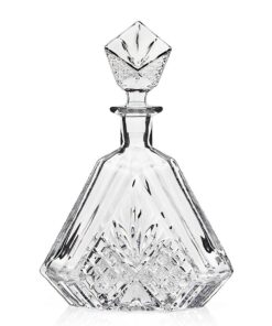 Alternative view of Dublin Triangular Crystal Decanter Single Decanter